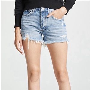 AGOLDE Parker swapmeet jean shorts size 26.
